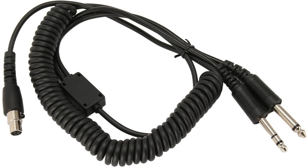 SolidKeus - Mini XLR naar Dubbele GA-stecker Adapterkabel