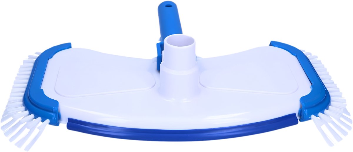 Lìon® Zwembad Stofzuiger - Zwembadonderhoud - Bodemzuiger Zwembad - Wit/Blauw - 30cm x 15cm x 18cm
