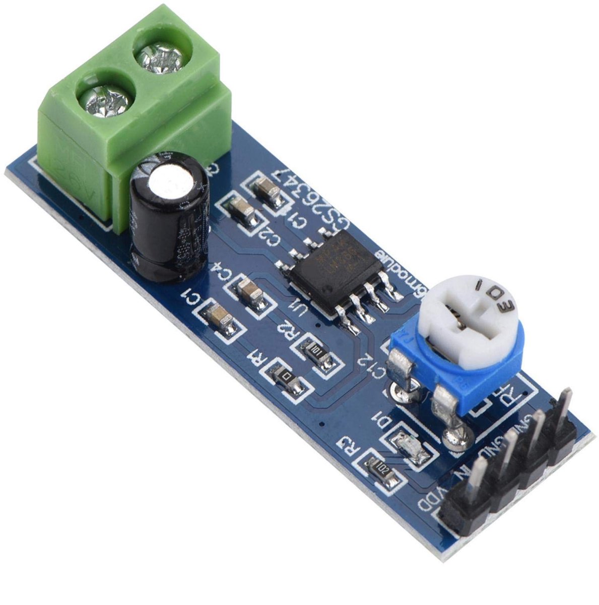 SolidKeus - 5 Stuks Mono Audio Versterker Module 200x Versterking 5V-12V