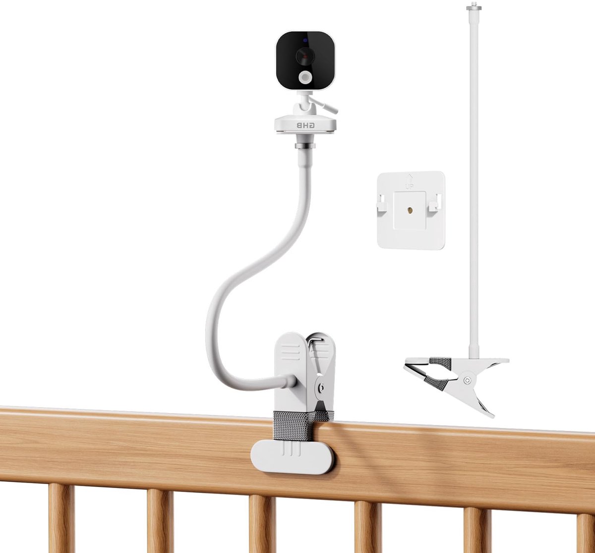 SolidKeus - Universele Clip Houder voor Babyfoon met 1/4 Inch Schroefbevestiging