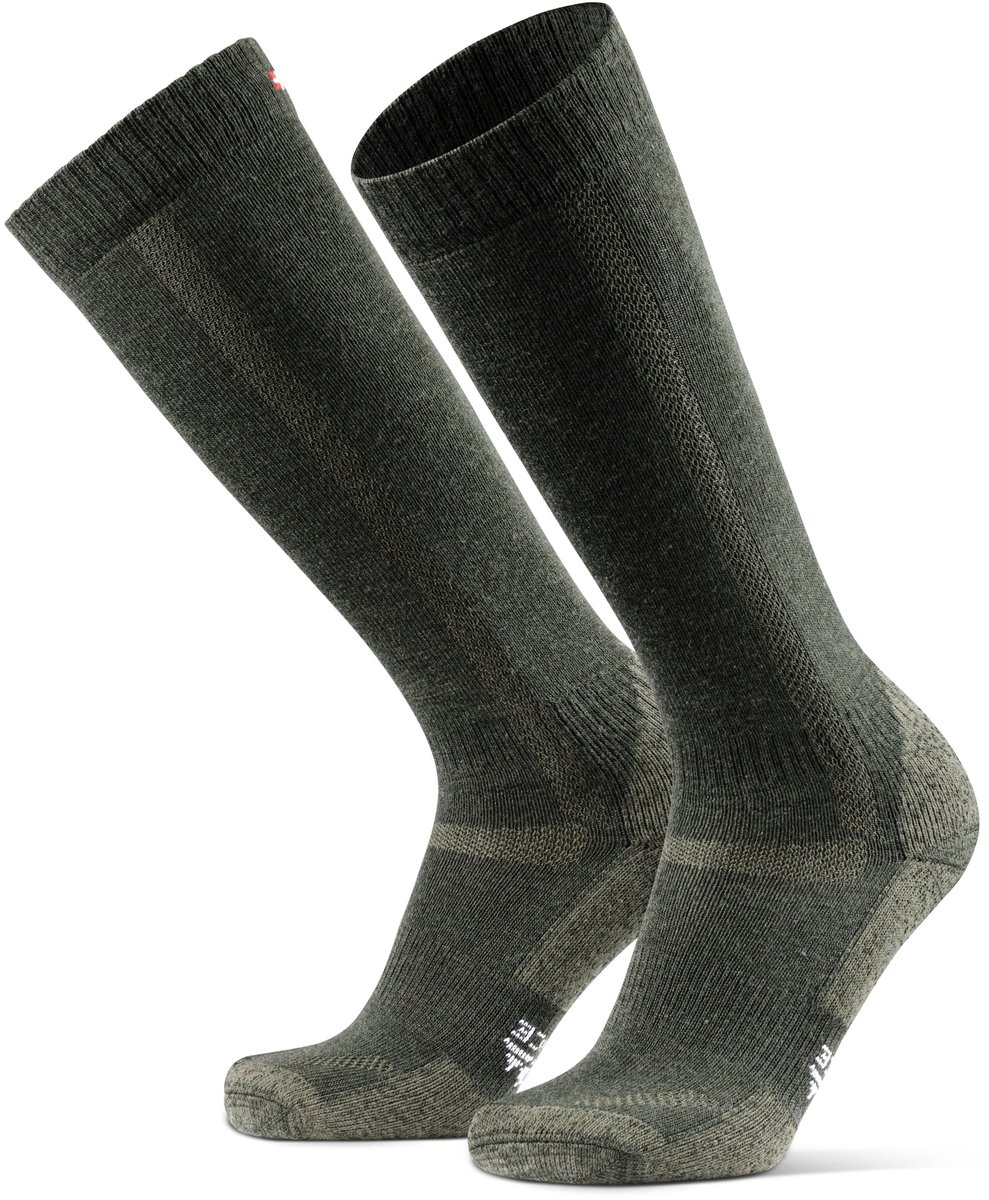 DANISH ENDURANCE Merinowollen Kniehoge Wandelsokken met Demping & - Unisex - 1 Paar - 39-42