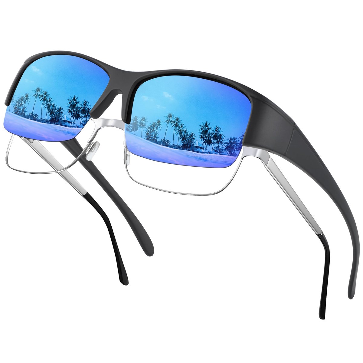 SolidKeus - Polarized Zonnebril voor Brildragers met UV400 Bescherming