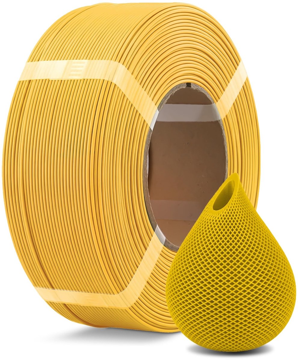 SolidKeus - PLA Navulfilament 1.8 mm 1kg voor 3D Printers (Geel)