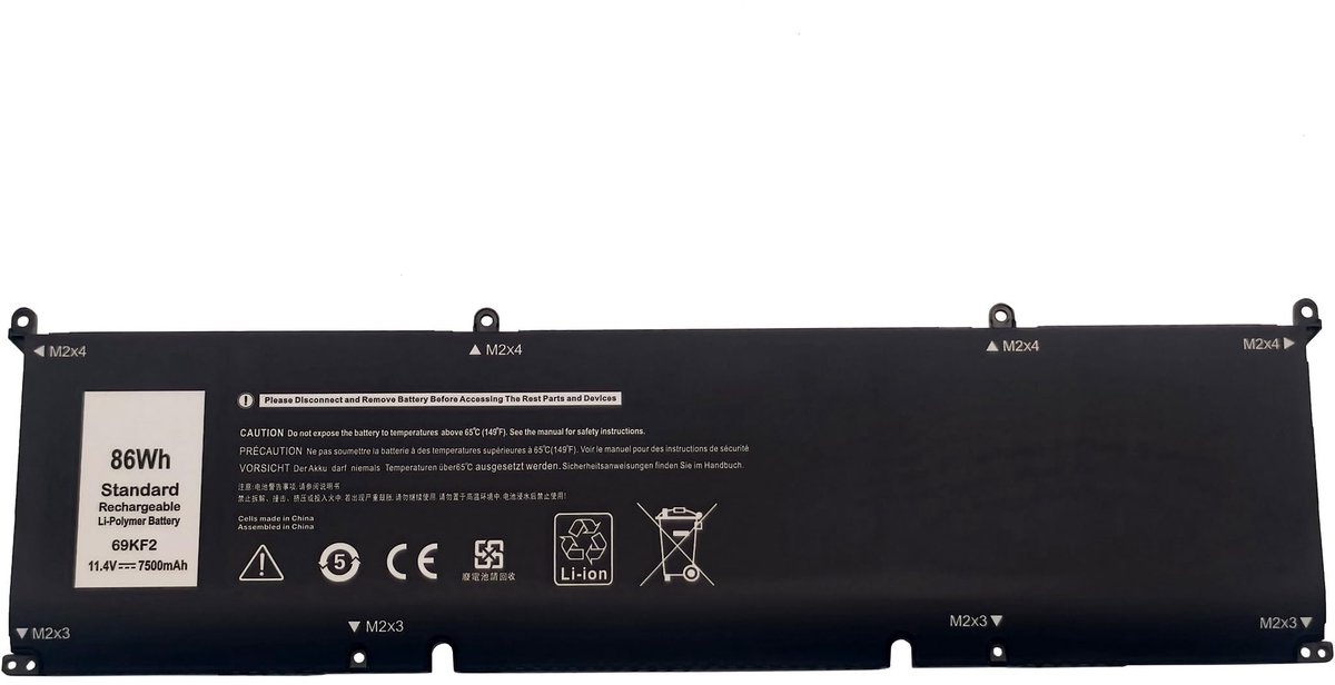 SolidKeus - 69KF2 Accu voor Dell Precision en Inspiron Series