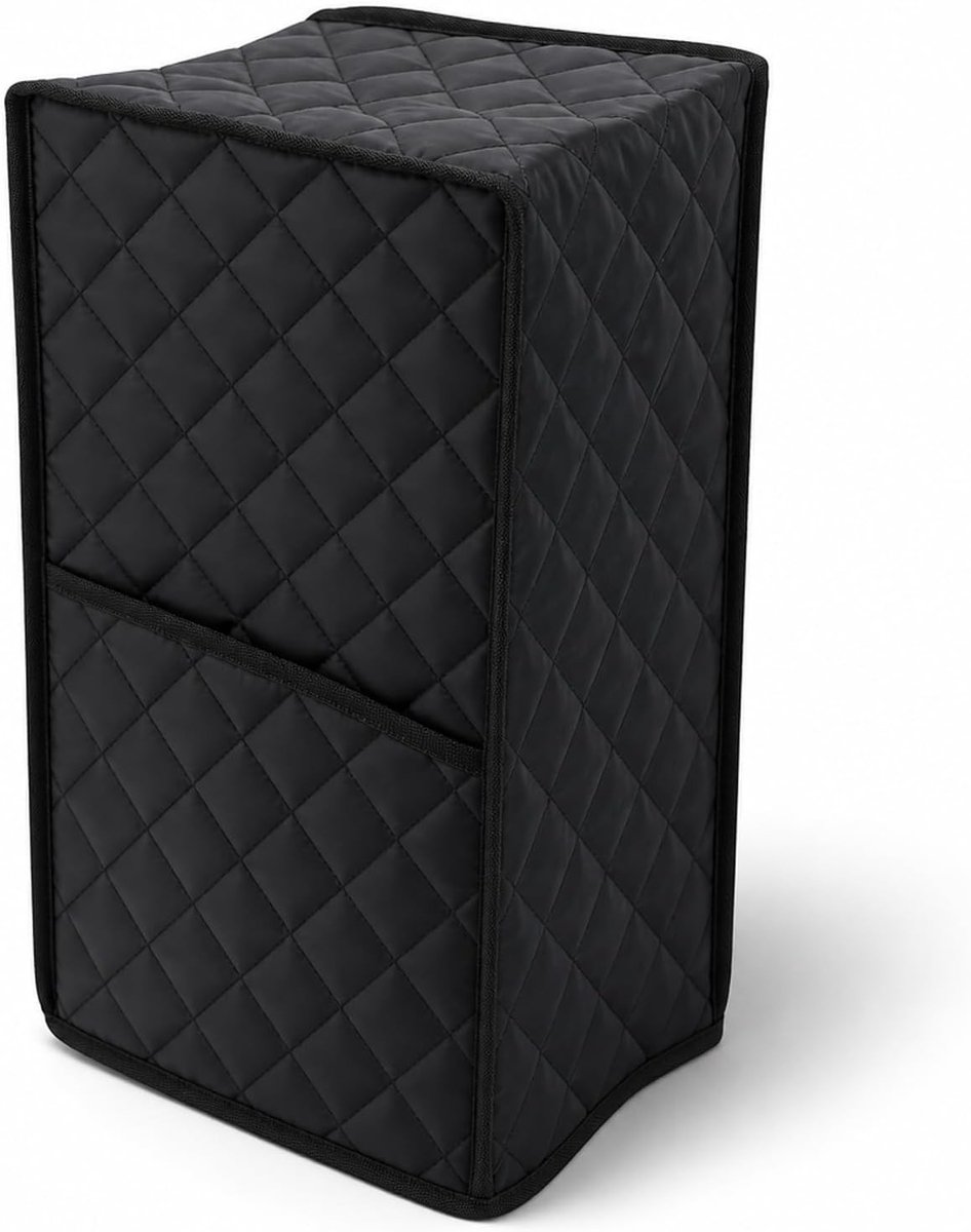 Padded Keuken Blender Stofhoes met Accessoire Compartment voor Voedselverwerker en Keukenapparatuur, Zwart