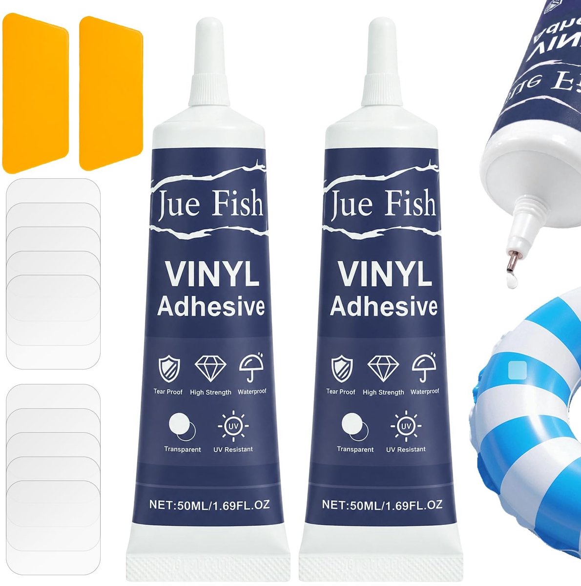 SolidKeus - Zwembadreparatieset met 100 ml PVC-lijm