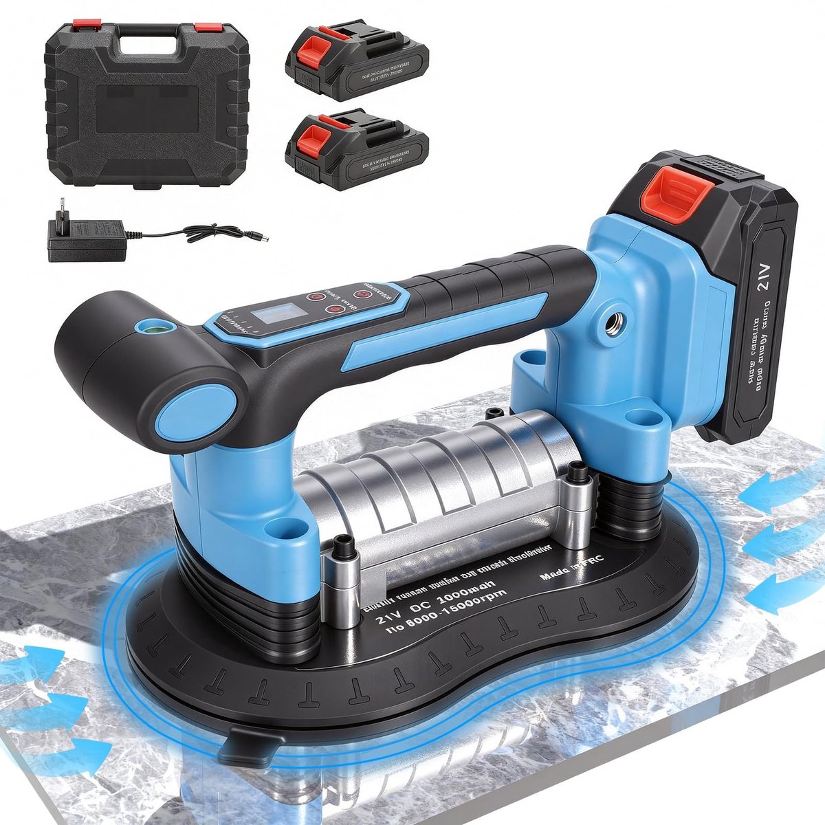 SolidKeus - 3-in-1 Tegeltriler met Accu en Zuiglier