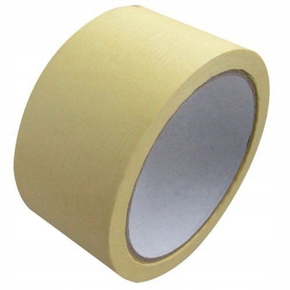 Papieren Afplaktape 38mm x 25m - Geel