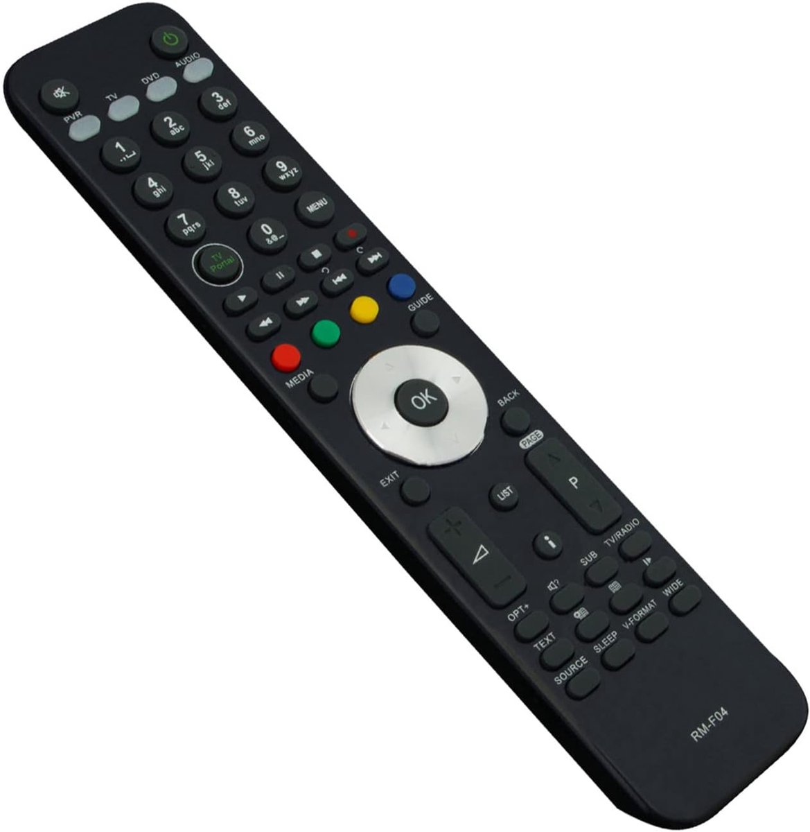 RM-F04 Vervang Infrarood IR Afstandsbediening Fit voor Humax Freeview Ontvanger HD Fox T2 RMF04