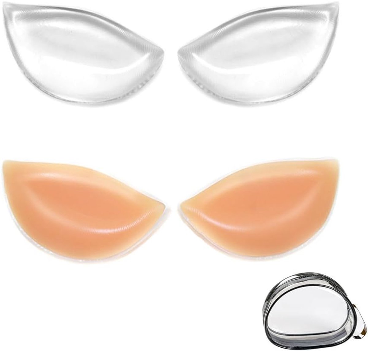 2 Paar Bh Pads Dames Uitneembare Beha Driehoek Vulling Push Up Cup Inserts Borst Pads Voor Bikini Sport Bh en Badpak