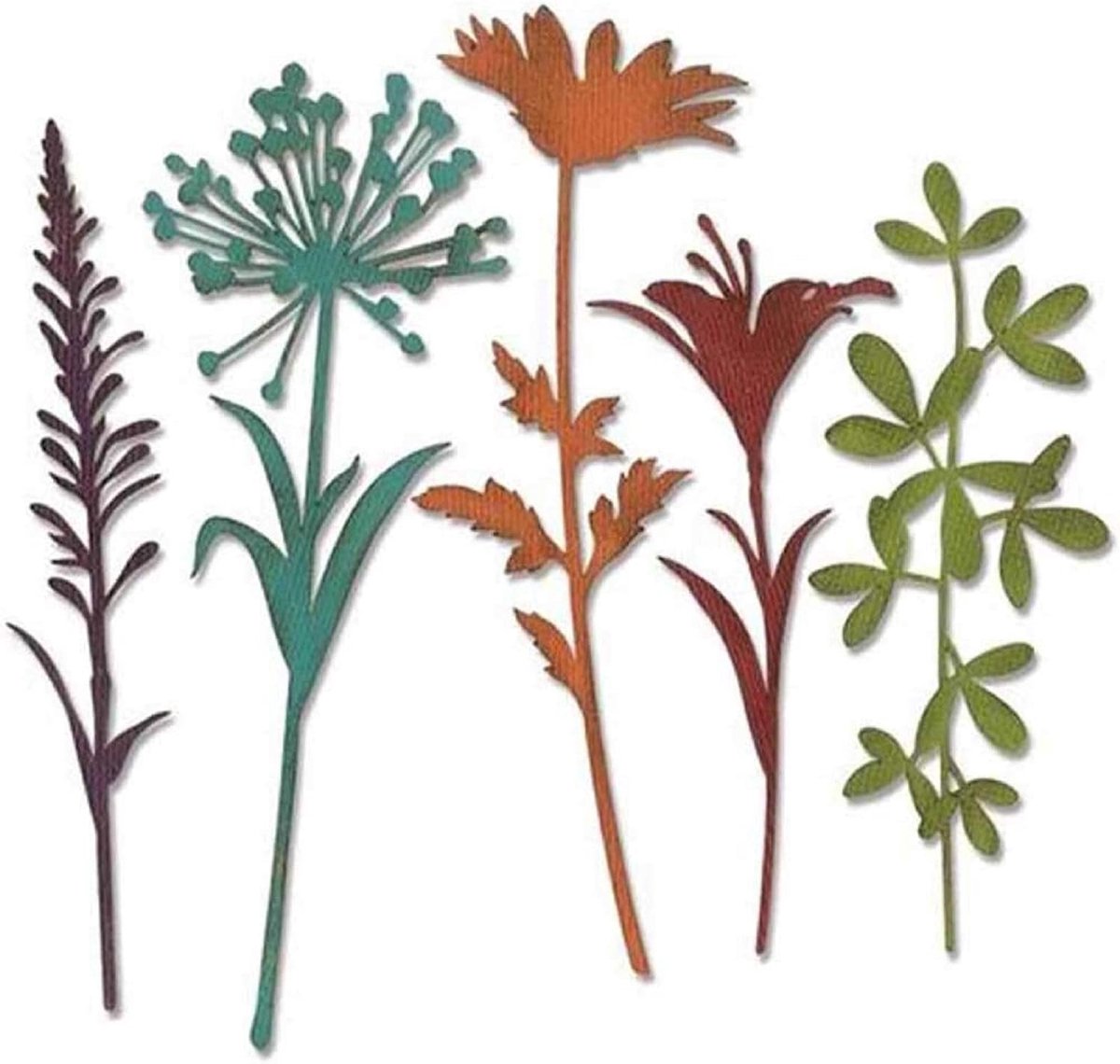 Bloemen snijden matrijzen, doe-het-zelf scrapbooking metalen embossing stencil sjabloon mal voor album papier kaart kunst ambacht (mooie bloemen)
