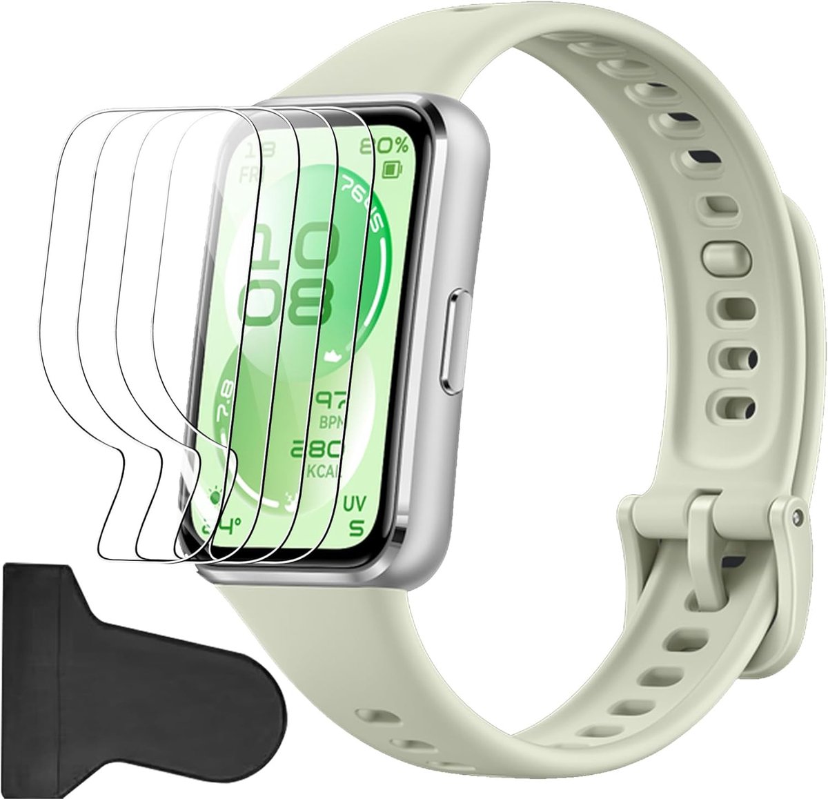 4 stuks beschermfolie voor Huawei Band 11/11 Pro pantserglas, krasbestendig, extreem duurzaam, HD-displaybeschermfolie