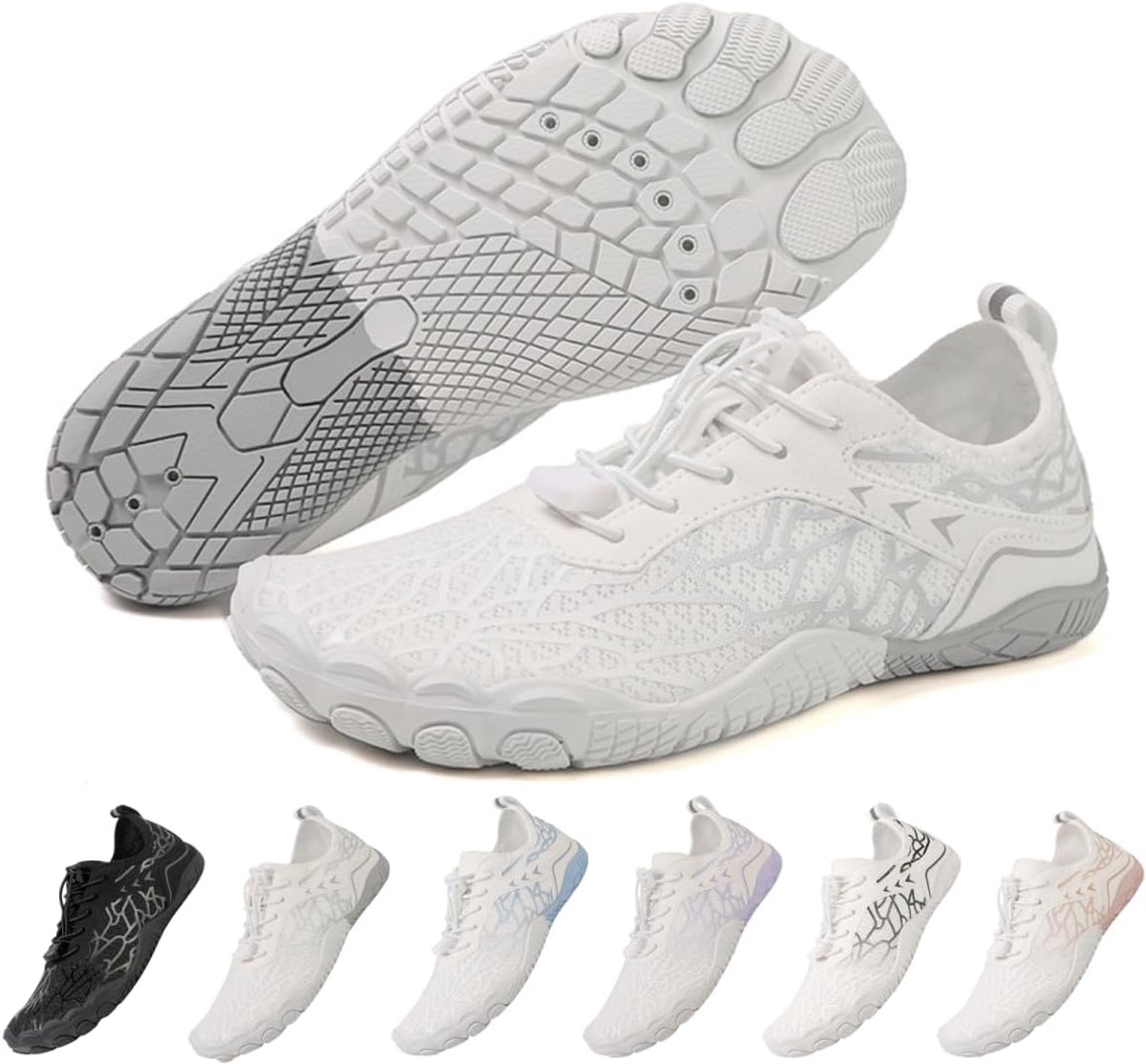 Waterschoenen voor dames en heren, sneldrogend, blotevoetenschoenen, licht, flexibel, sportschoenen, ademend, zwembad, strand