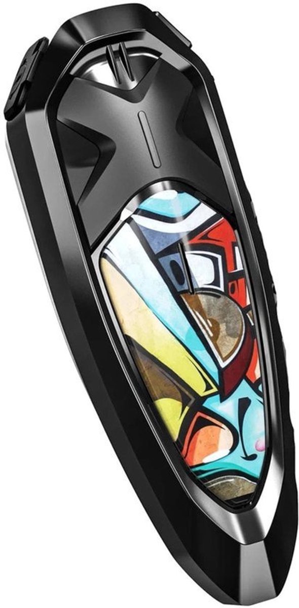 Lexin - Motorfiets Intercom - Headsets - Handsfree - Communicator - Interphone - Motorhelm - Bluetooth 5.0 - Voor 10 ruiters - 1 stuk - 2000M
