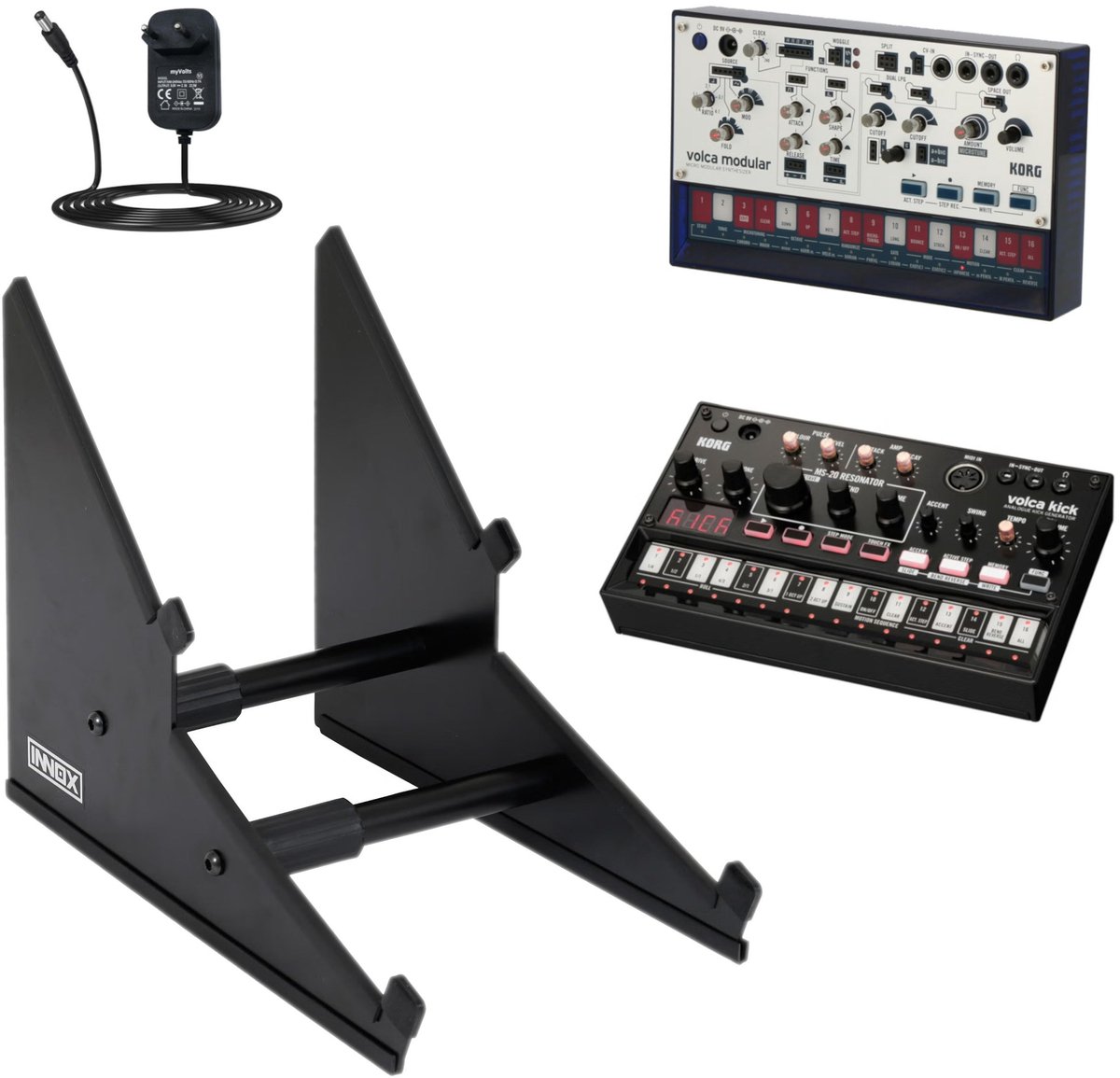 Synthstandaard - Voor 2 synths - Innox SynthStand 01 - Multikleur