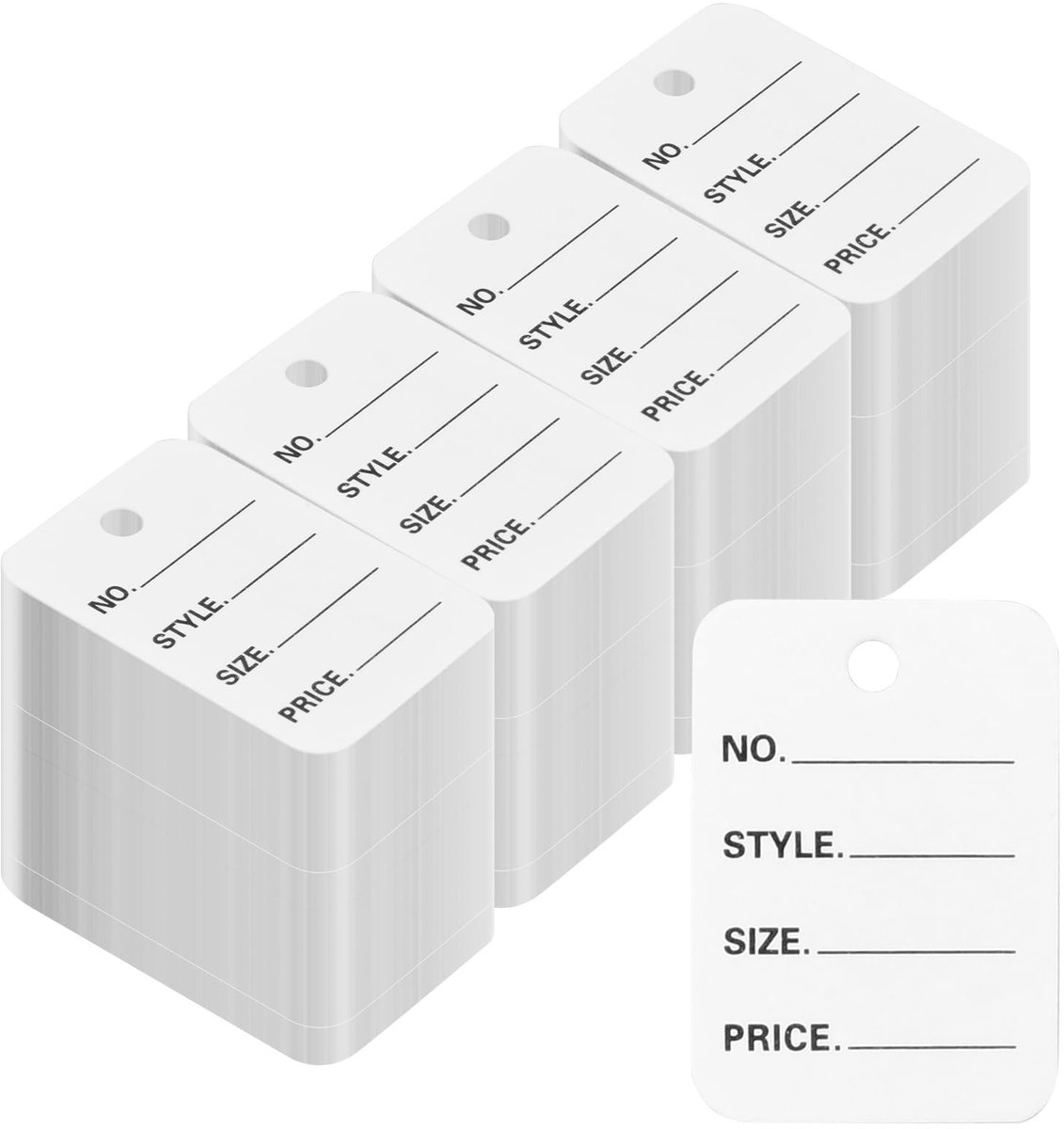 SolidKeus - Mini Prijskaartjes 1000 Stuks 3.5x5 cm