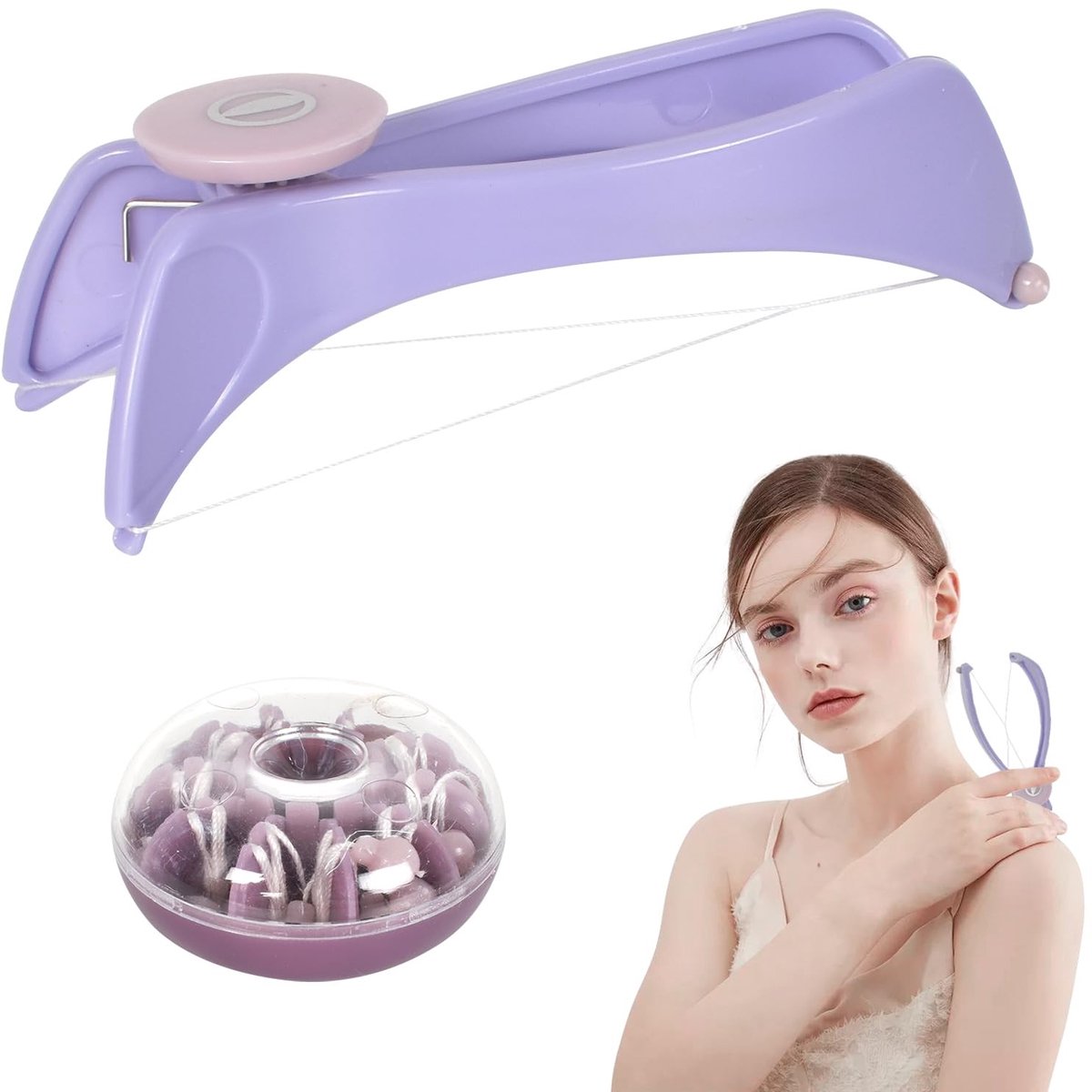 SolidKeus - Gezichtshaarverwijderaar met Draad, Beauty Tool voor Dames