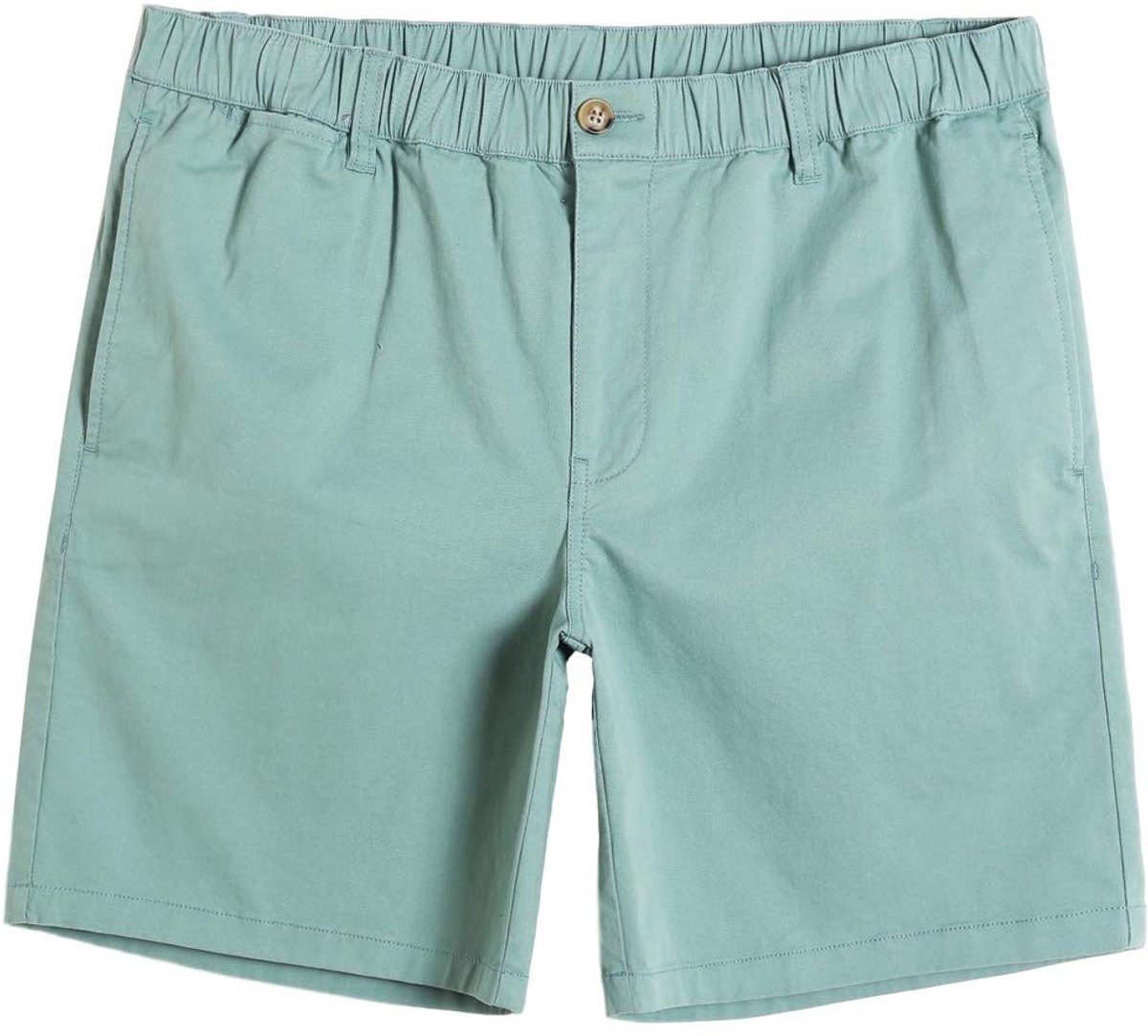 SolidKeus - Katoenen Bermudashorts voor Mannen met Elastische Taille en Zakken