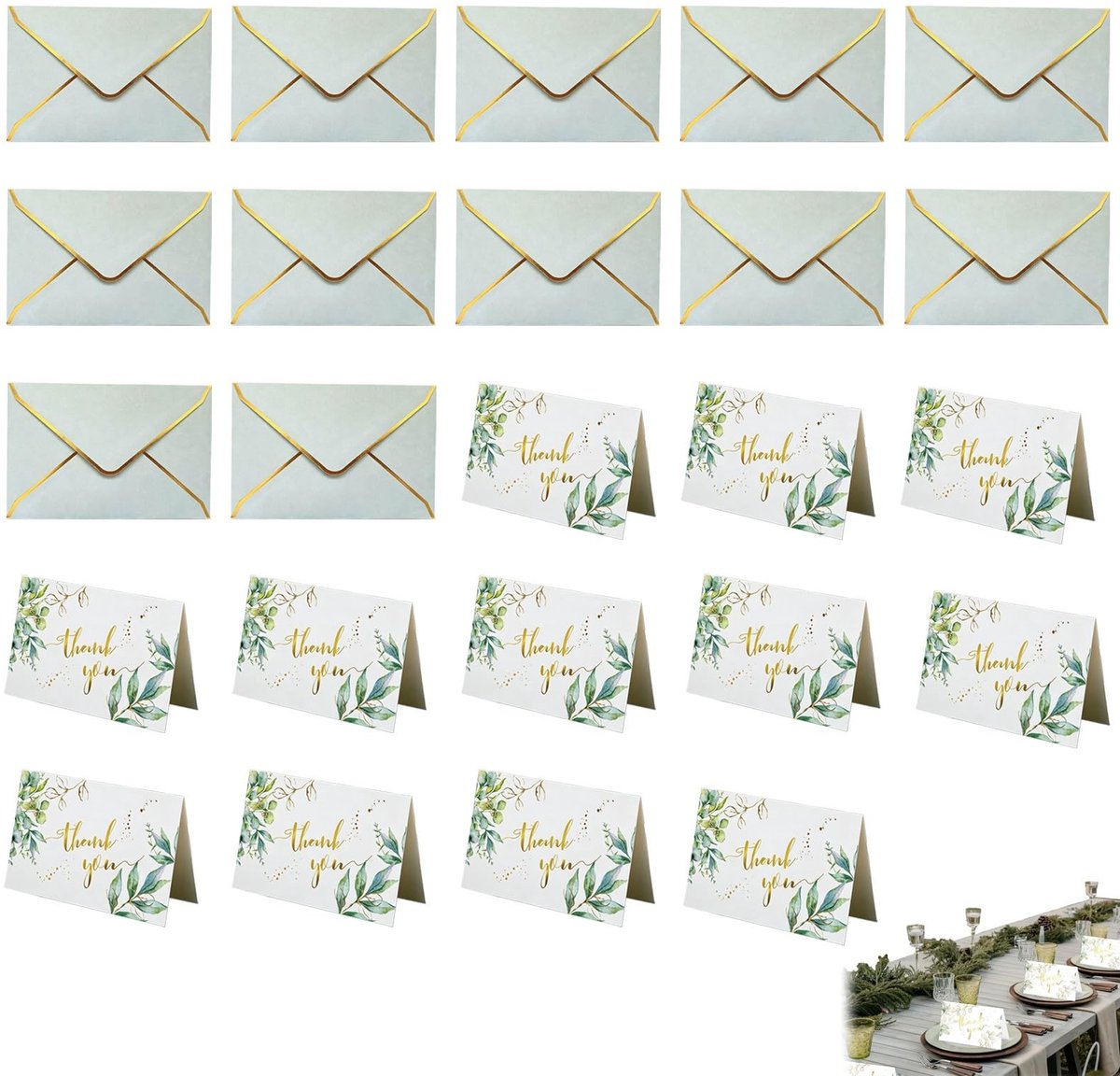 SolidKeus - Set van 9 Luxe Communiekaarten met Enveloppen