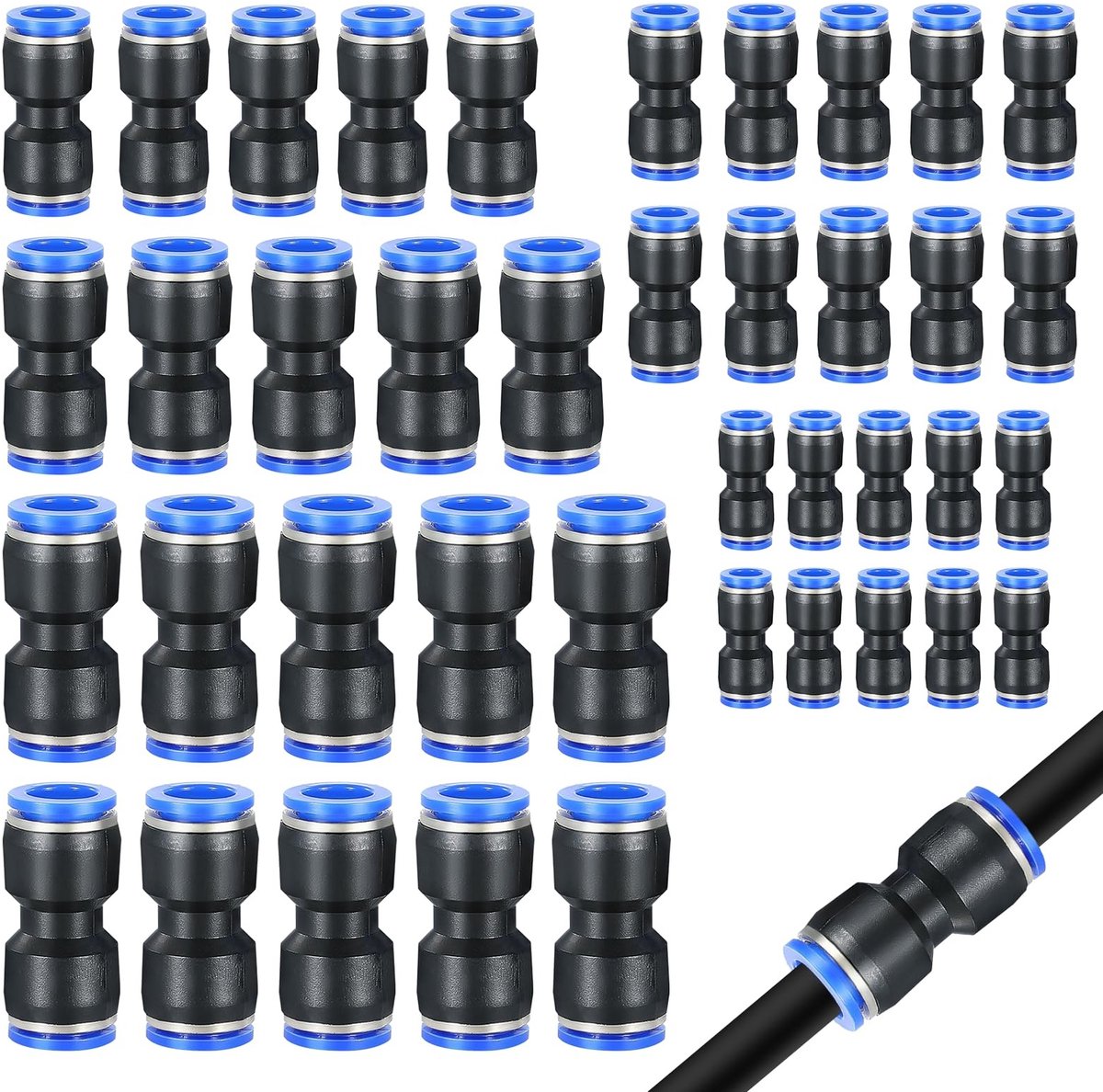 SolidKeus - Set van 40 Pneumatische Koppelingen voor Luchtleidingen