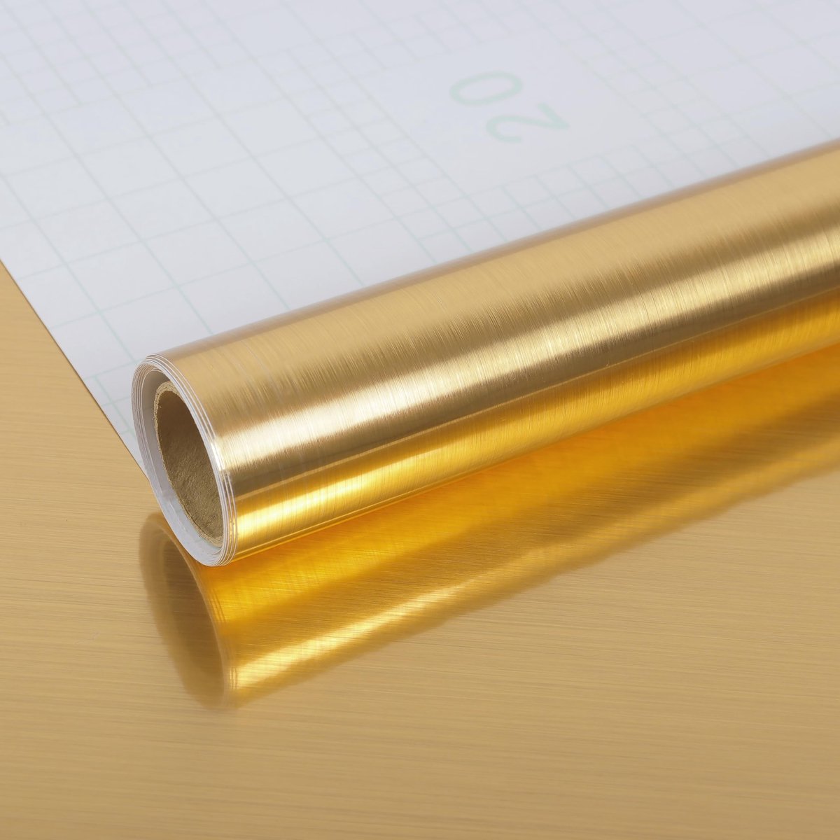 SolidKeus - Gouden Zelfklevende Metalen Folie 40 cm x 300 cm Waterdicht