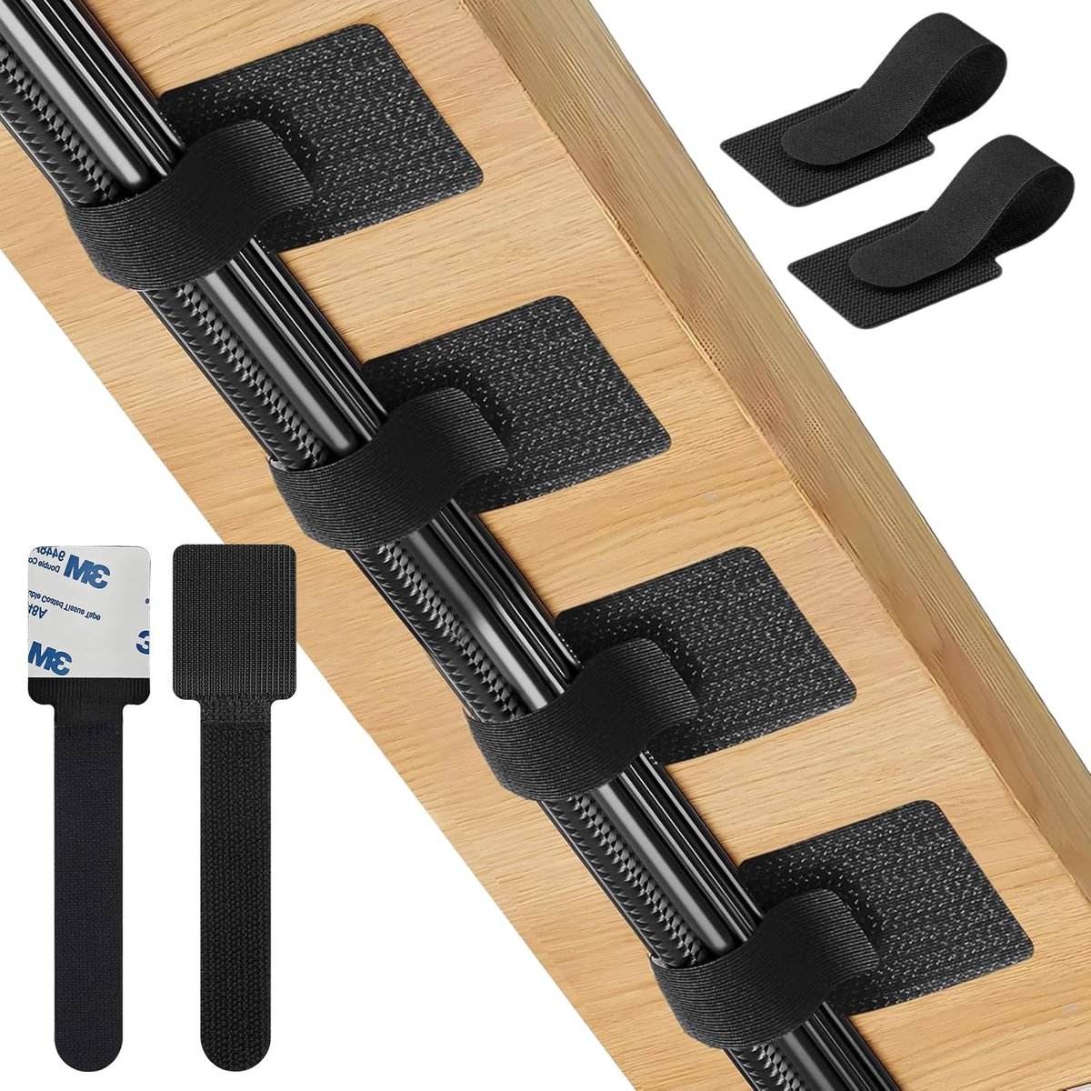 SolidKeus - Set van 30 Zelfklevende Kabelbinders voor Kabelbeheer