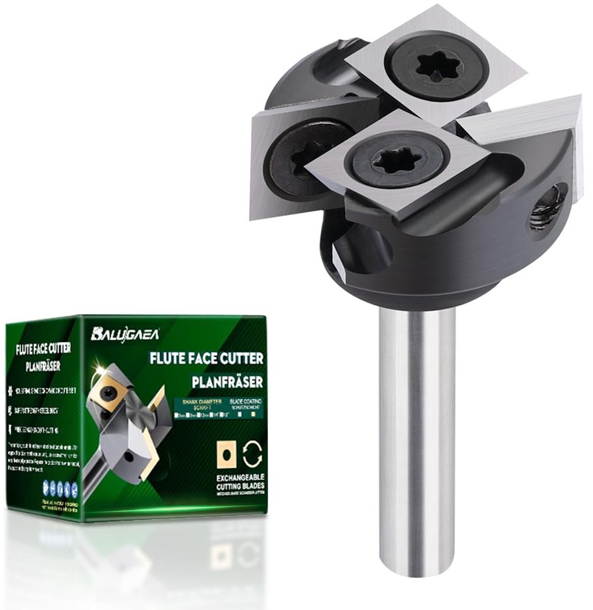 SolidKeus - Vlakfrees met 6 mm Schacht en 25.4 mm Snijdiafragma