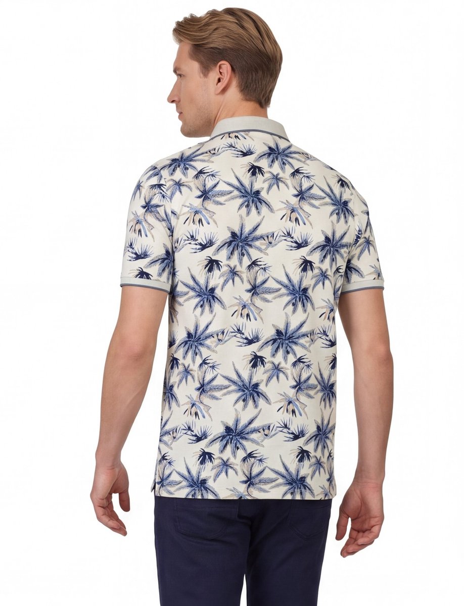 Casa Moda poloshirt korte mouw wit