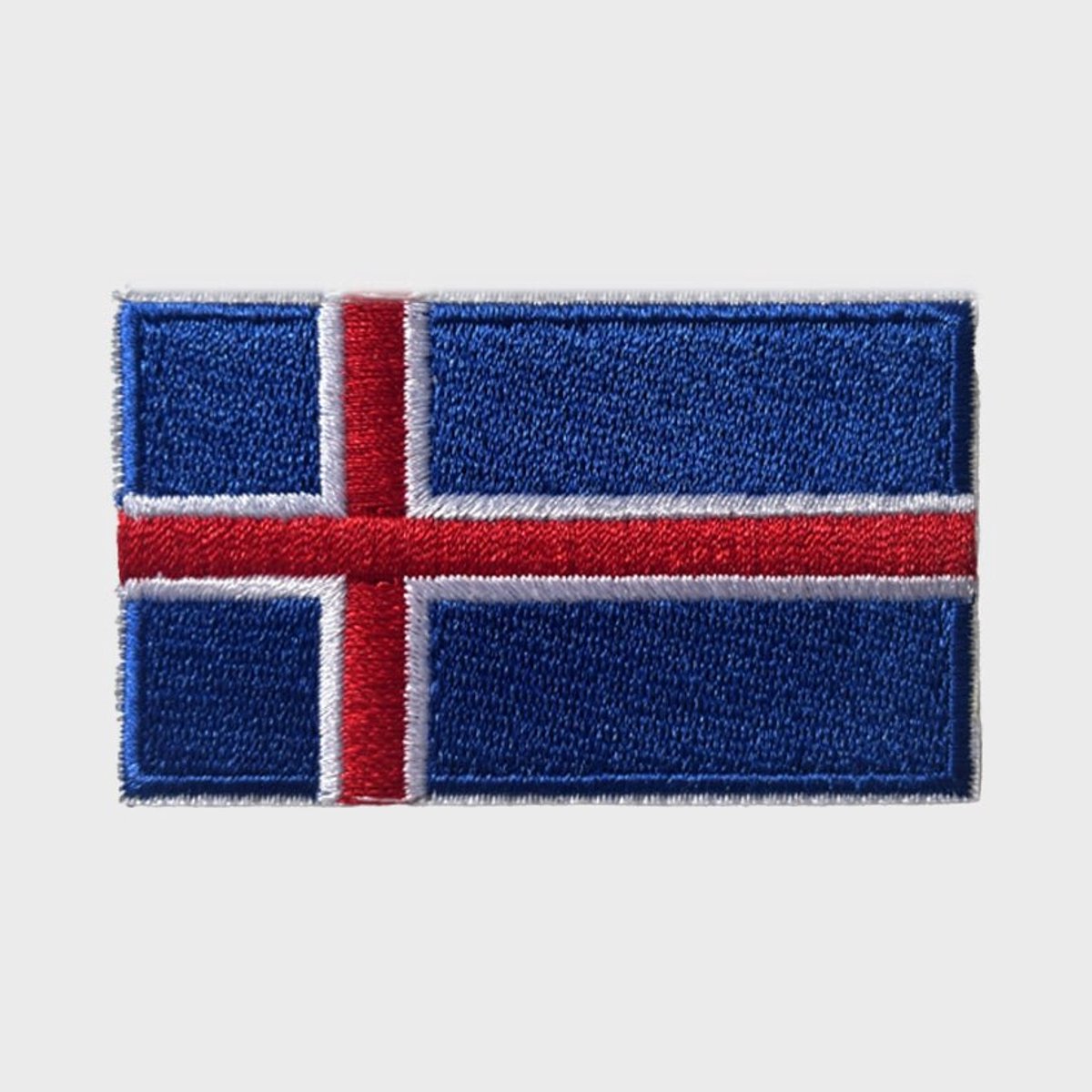Patchy® – IJslandse Vlag Strijk Embleem Patch 6.3 x 3.8 cm
