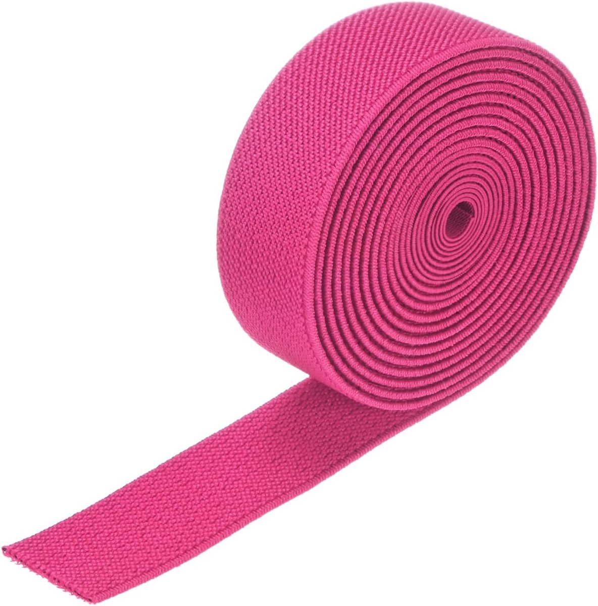 Elastische banden om te naaien, 1 inch 4 meter rol van hoge elasticiteit gebreide elastische spoel, elastisch voor naaien tailleband/pruiken/broeken/ambachten doe-het-zelf elastisch lint