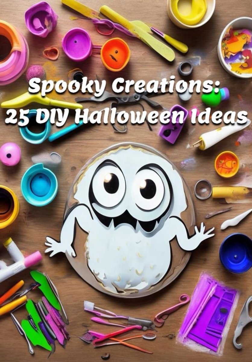 Creations: 25 DIY Halloween Ideas: Creepy-Cool Projects for a Fang-tastic Halloween Adventure!