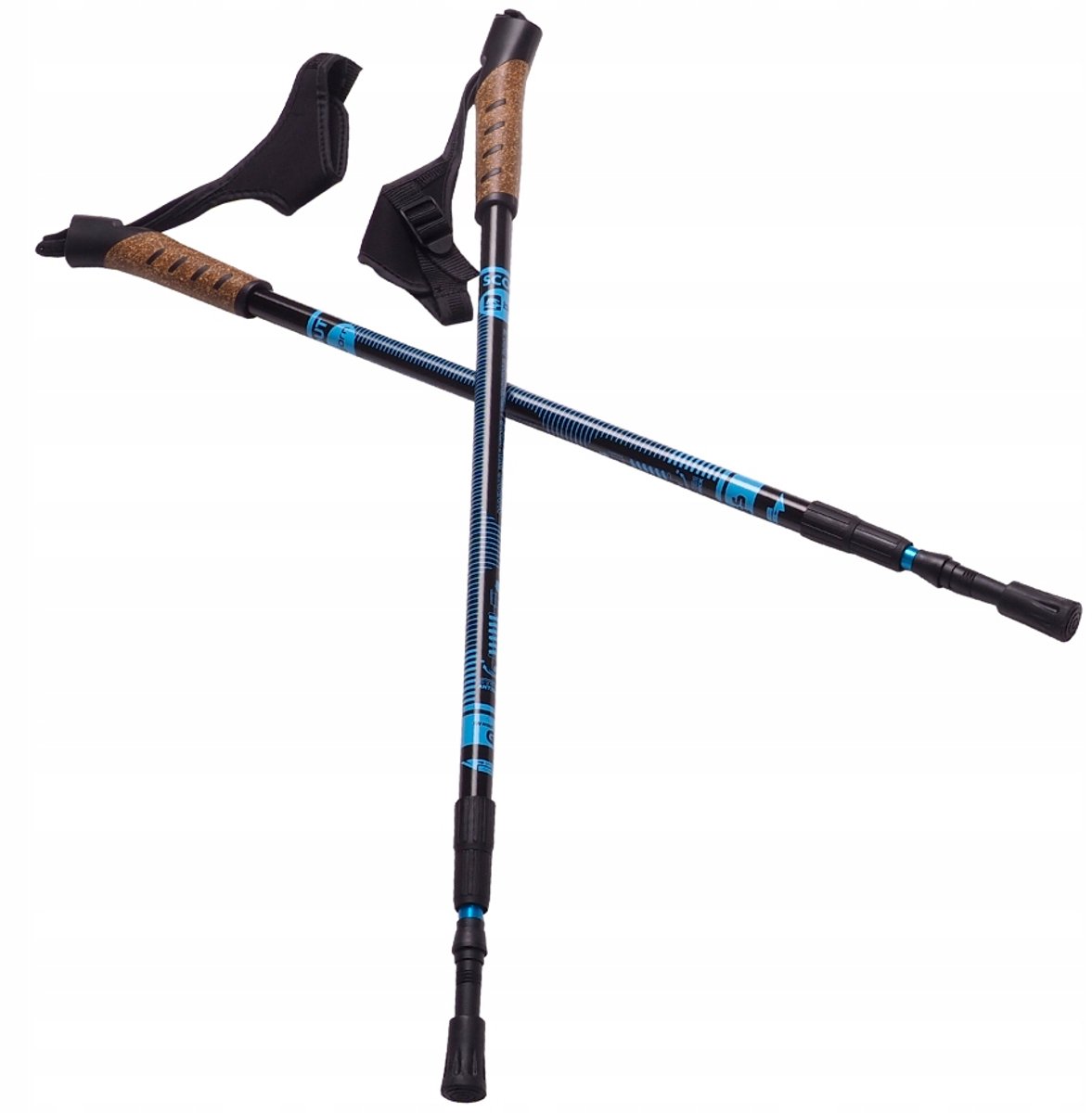 Bjorn Nordic Walking Stokken - Aluminium, Verstelbaar 110-135cm