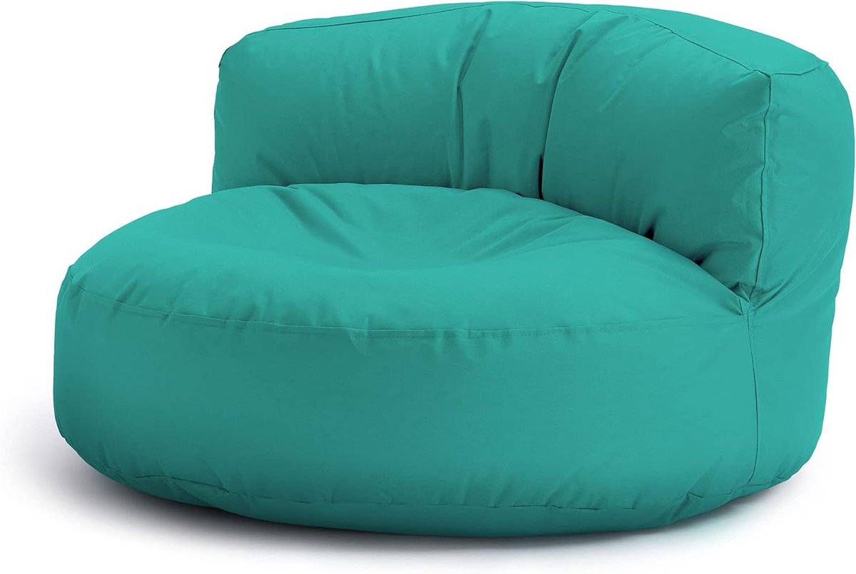 Zitzak Lounge - Zitkussen Relax - Buiten Ontspannen - Waterafstotende Hoes - 90 x 50 cm - Turquoise