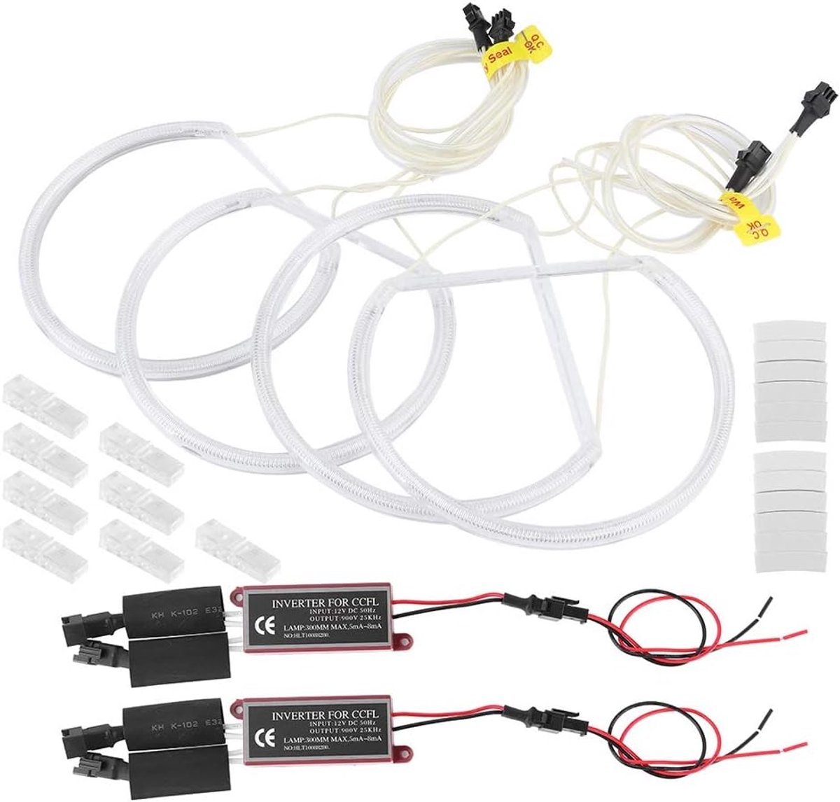 Angel Eyes 12V CCFL Halo-ringen, hoge helderheid, geschikt voor E46, wit