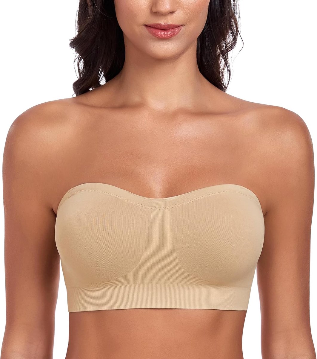 Multiway Bandeau Buisbeha voor dames, naadloos, ongevoerd