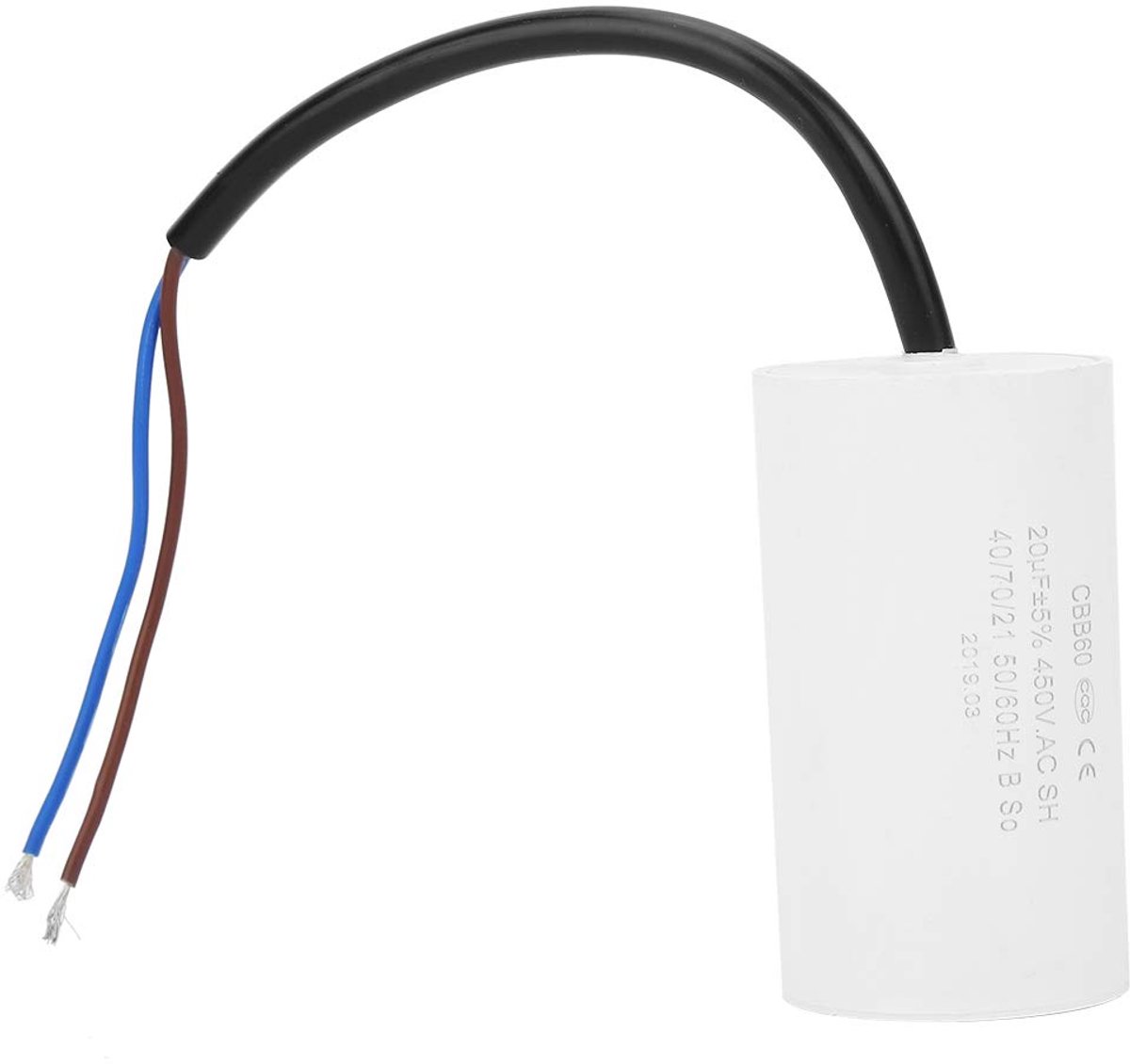 Condensator, Motor Startcondensator 450V 20uF Microfarad