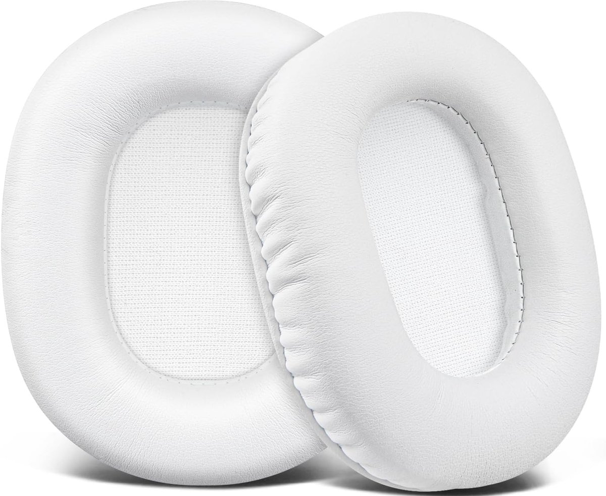 Oorkussens voor Audio Technica ATH M50X M50XBT M50RD M40X M30X M20X MSR7 SX1 monitorhoofdtelefoon - Zachte eiwit lederen Earpads en Cushions