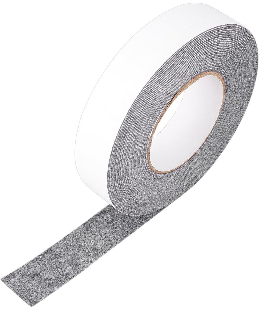 Polyester viltband, 10 m x 3 cm, viltstrips met zelfklevende achterkant, zelfklevende plakband ter bescherming van meubels en voor het afdichten van deuren en ramen