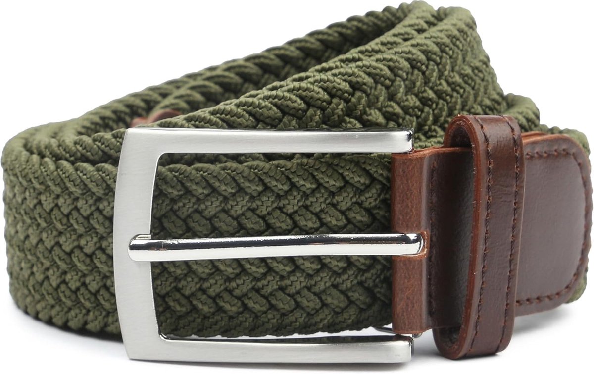 Gevlochten riem - maat - heren - kleding - stretch