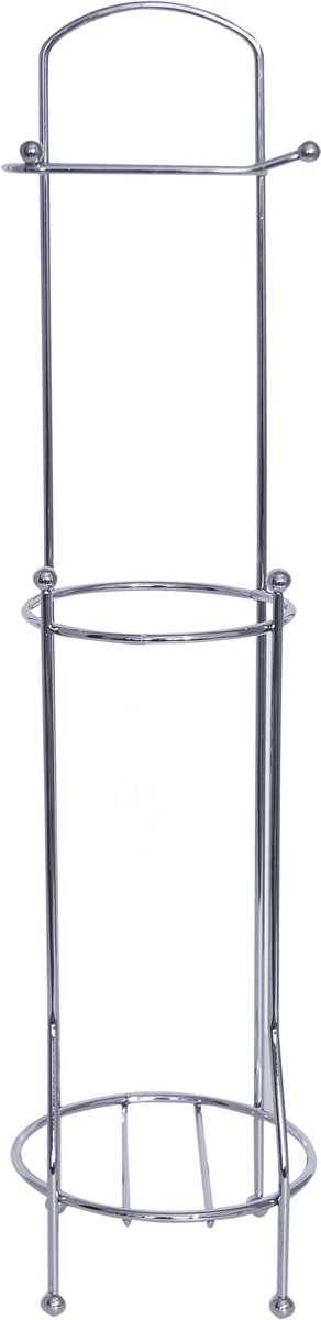 MSV Toiletrolhouder Staand – Vrijstaande Toiletpapierhouder en WC Papierhouder – WC Rol Dispenser 15,3 x 65 cm