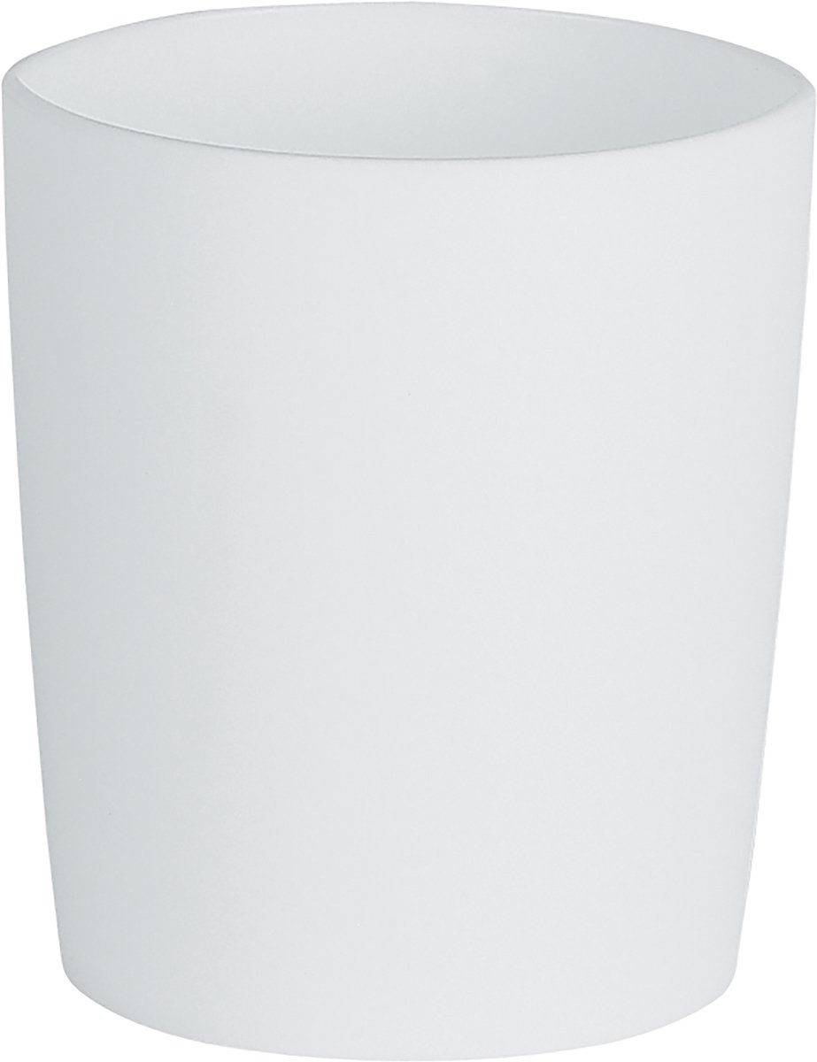 Spirella Badkamerprullenbak – Kleine Prullenbak 5 Liter – Afvalbak Badkamer – Polypropyleen – Wit – 25x24x21 cm