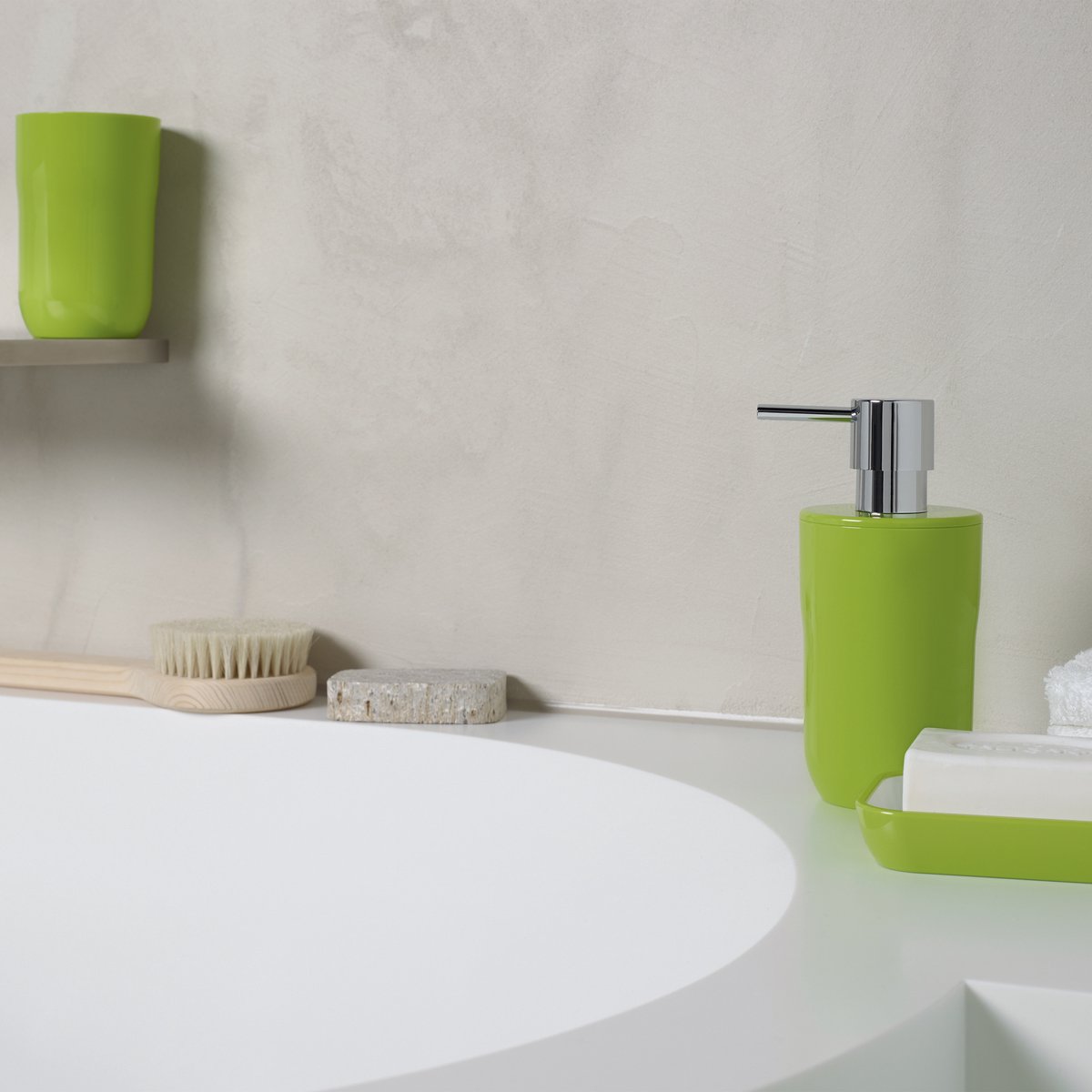 Spirella Zeephouder COCCO – Praktisch Zeepbakje voor de Badkamer – Robuuste Zeepschaal met Modern Design