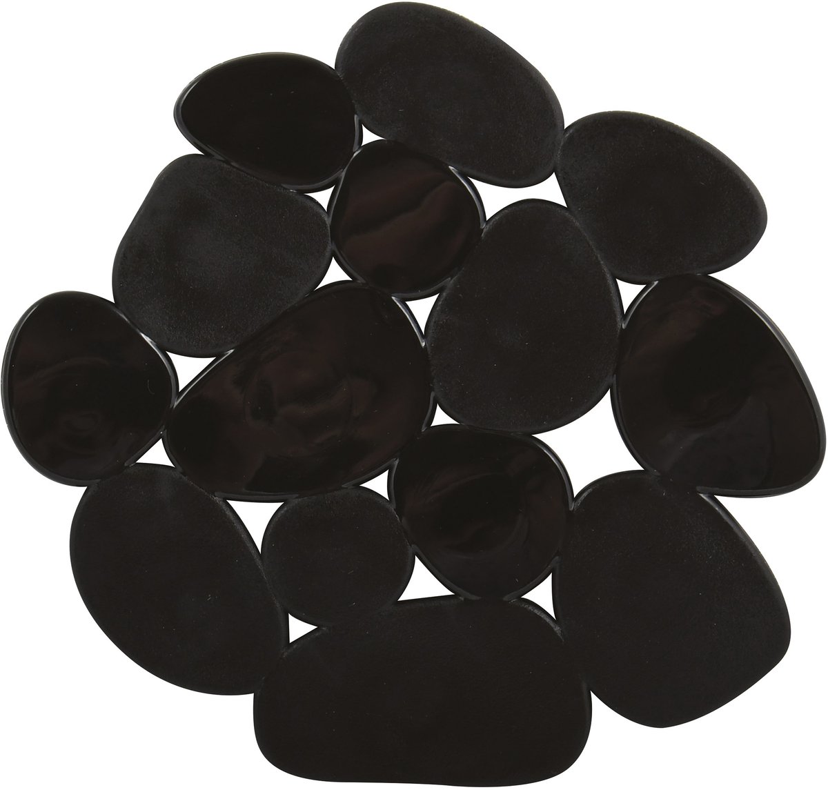 MSV Antislip Pads Badkamer – Set van 4 Antislip Stickers voor Badkuip en Douche – Kiezelsteendesign – Antislip Badmat Pads