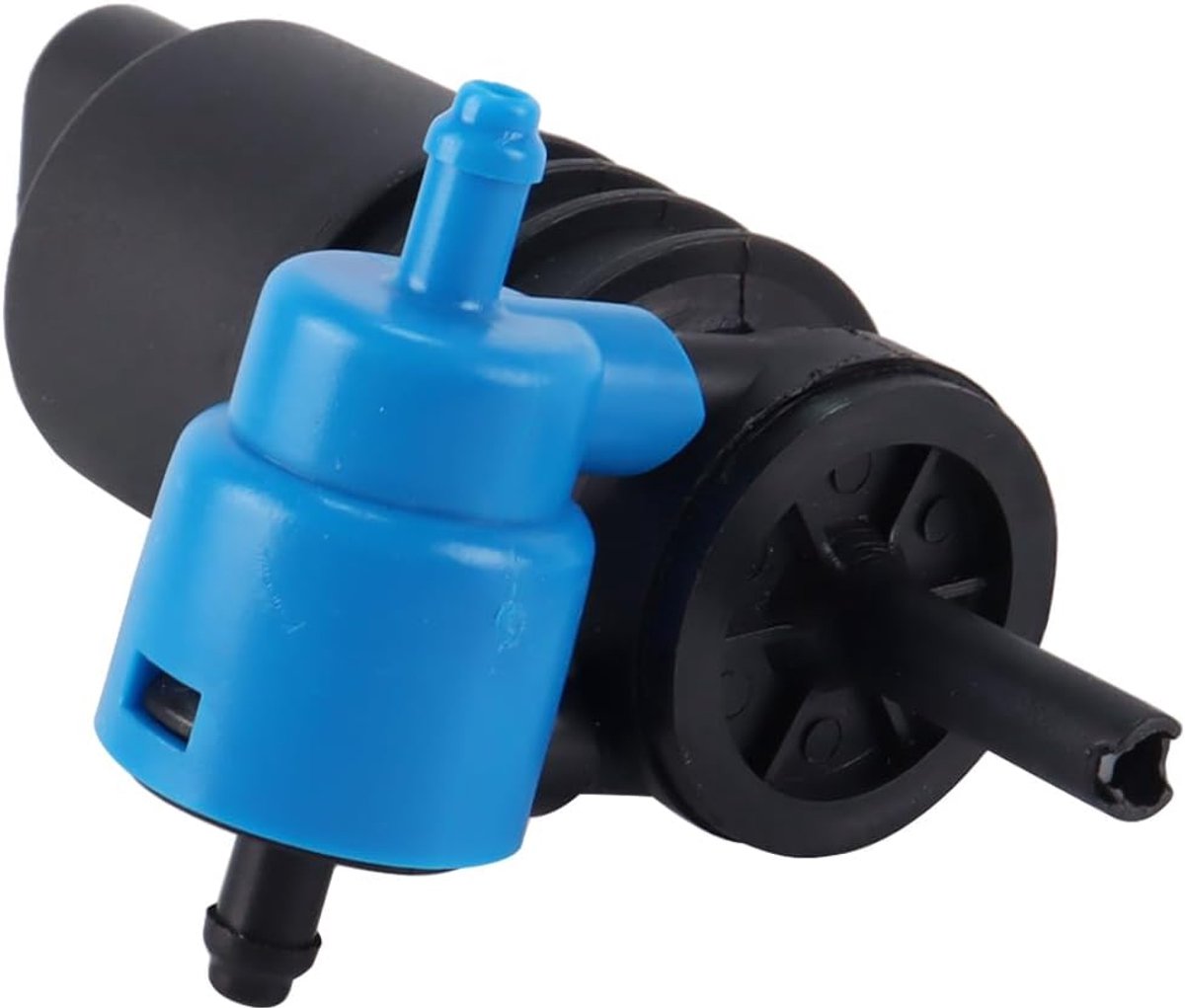 1K6955651 Waswaterpomp voor Golf 4, Golf 5, 6, 1997-2006, 12 V ruitenwisserwaterpomp met twee uitgangen, ruitensproeier