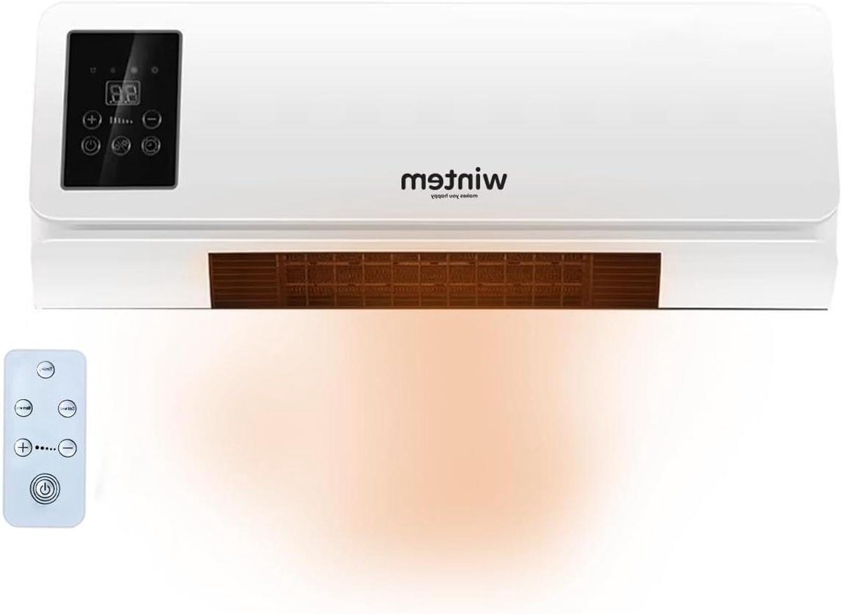 Elektrische Wandconvector - Wandkachel Convector - Ruimte Verwarmen - Gelijkmatige Warmte - 2000 Watt - Wit