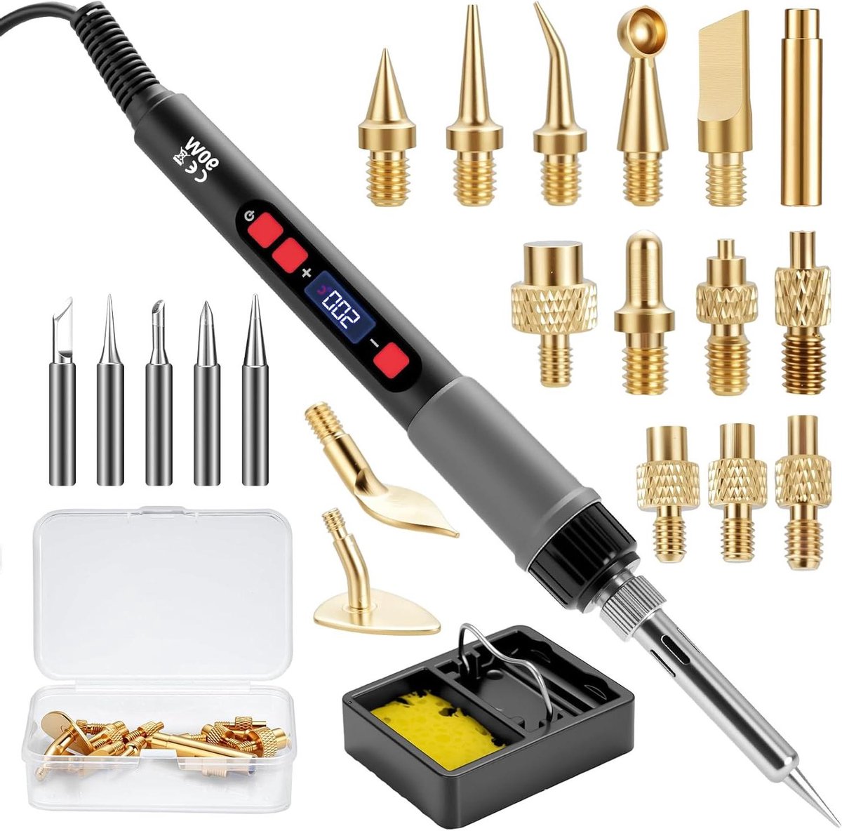 Brandschilderset Soldeerbout - Houtgravure Set - Creatief Hobby Werk - Traploos Instelbaar - 90 W - Niet gespecificeerd
