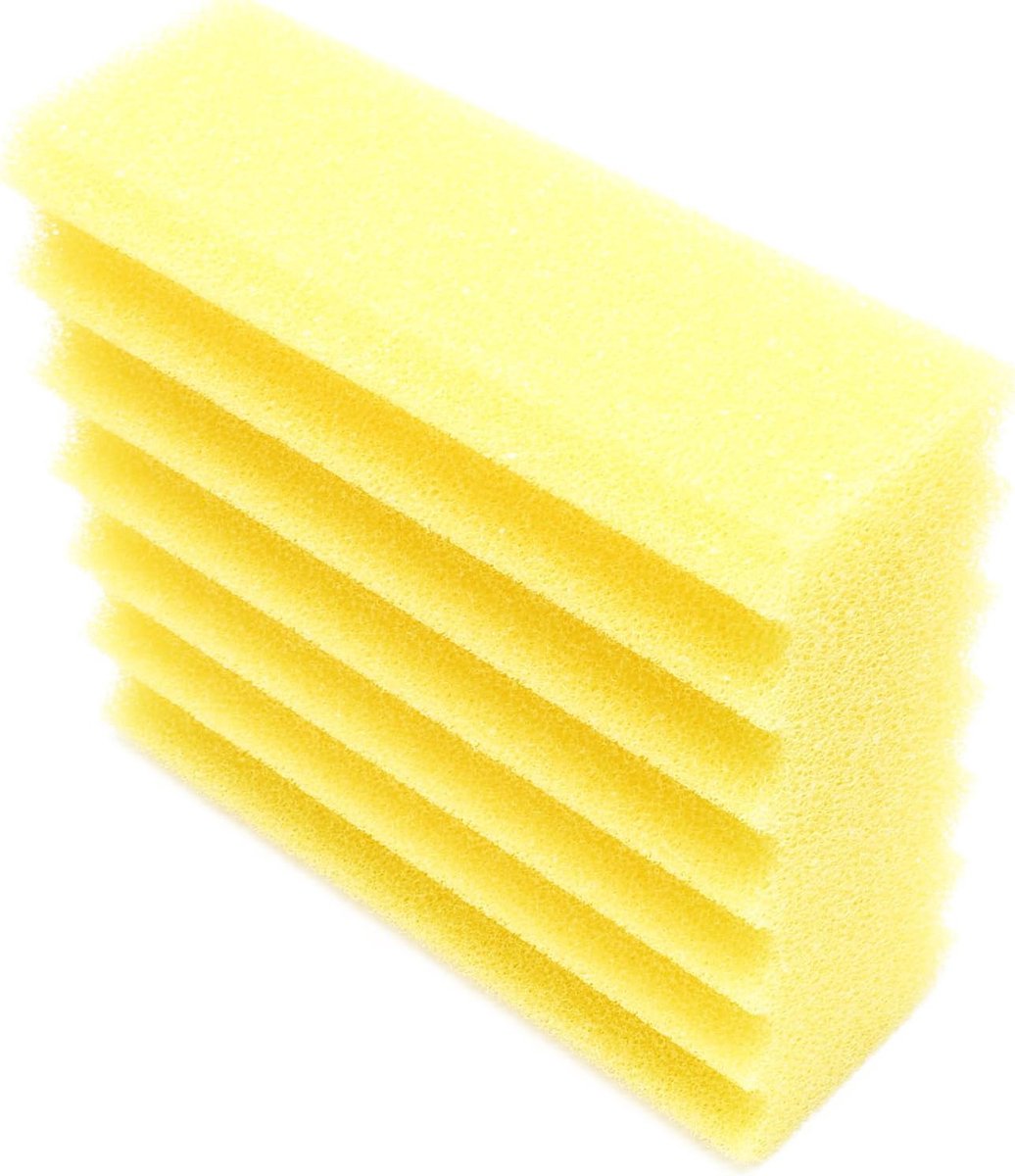 SnelShoppen - Gele filter spons voor bio-vijverfilter CBF-200T CBF-200U CBF-200 - Origineel vervangonderdeel, eenvoudig te vervangen, ideaal voor vijv