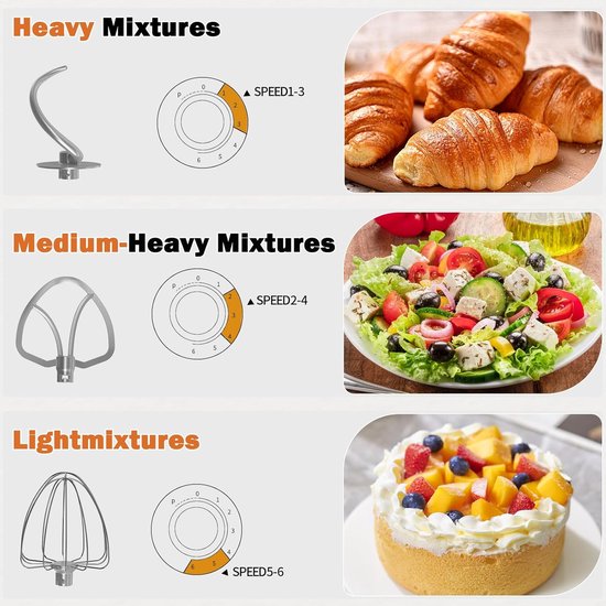 Keukenrobot - Keukenmixer - bakaccessoire — afbeelding 5