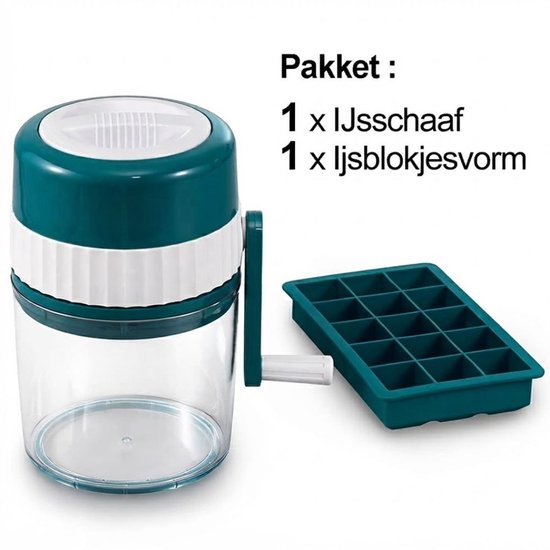 LNMsolutions® Slush Machine - Slush Puppy Maker - Slushy Maker - Wit/Blauw - 12cm x 12cm x 21cm van Lnmsolutions — afbeelding 4