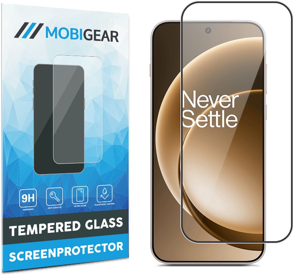 Mobigear Screenprotector geschikt voor OnePlus 15 Glazen | Mobigear Premium Screenprotector - Case Friendly